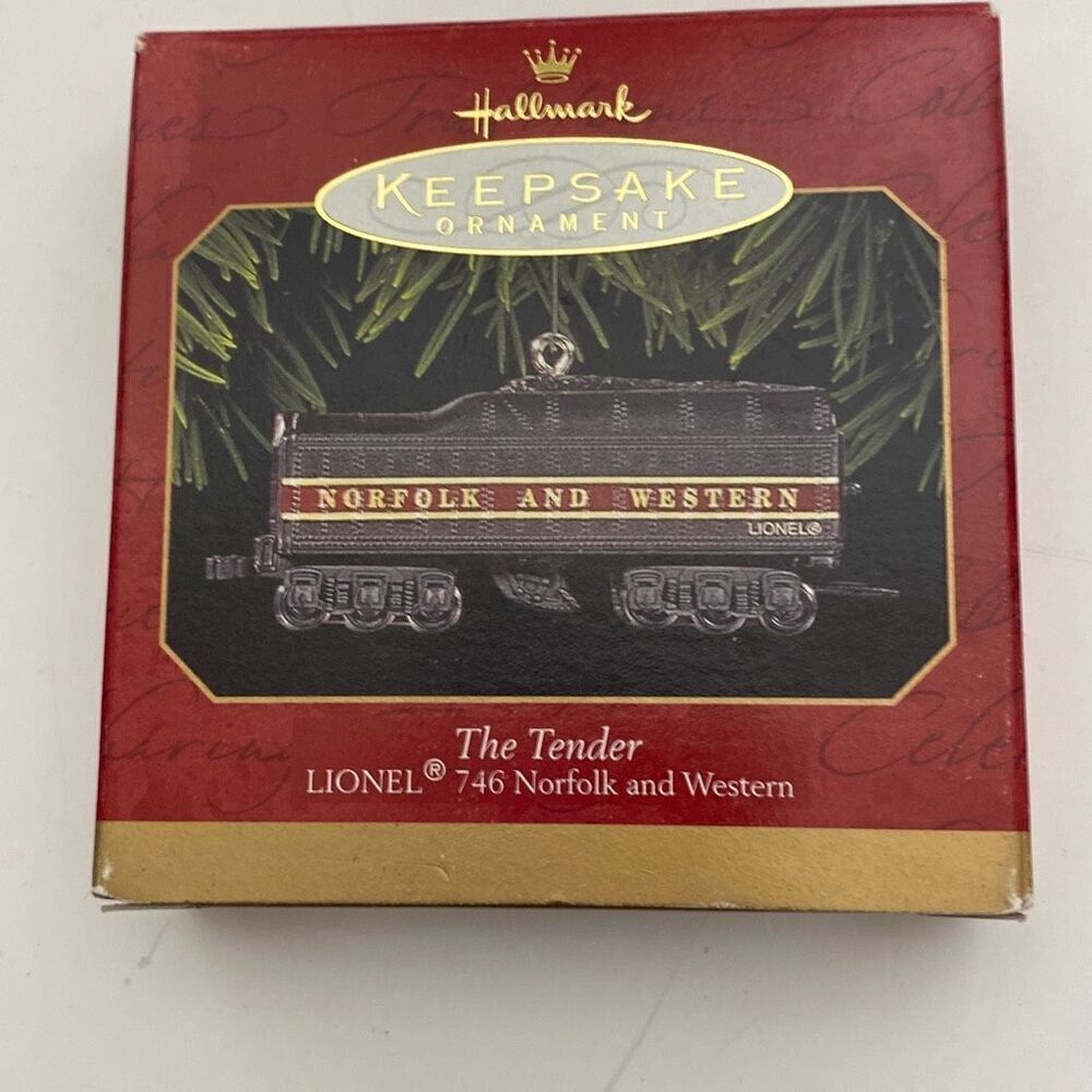 Hallmark Keepsake The Tender Lionel 746 Norfolk and Western Train‎ Ornament